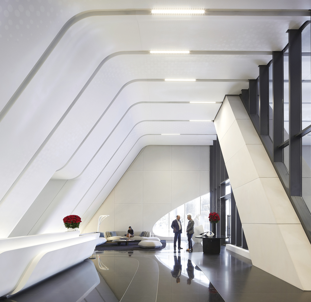 Zaha Hadid's interiors for One Thousand Museum tower in Miami revealed in new images